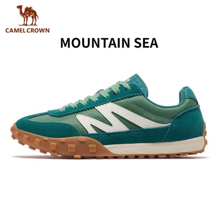 CAMEL CROWN Mountain Sea Nam Nữ Cổ Điển Retro Đức Huấn Luyện Giày Thể Thao Thông Thường